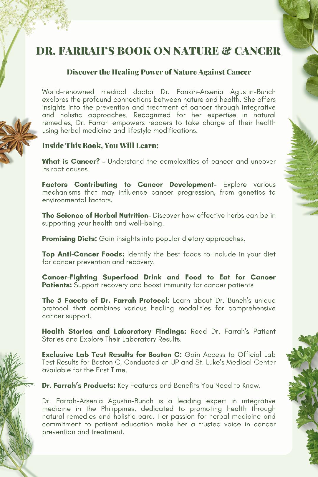 EBOOK-Dr. Farrah's Book on Nature and Cancer
