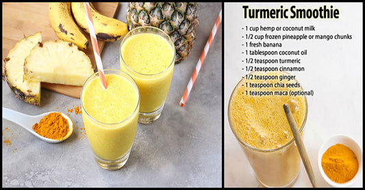 Turmeric Smoothie Recipe With Tons Of Benefits