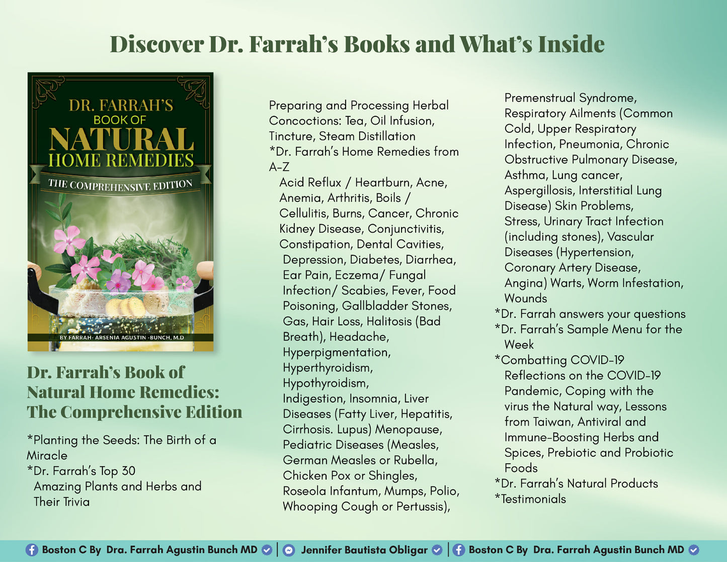 Dr. Farrah's Book of Natura Home Remedies-The Comprehensive Edition