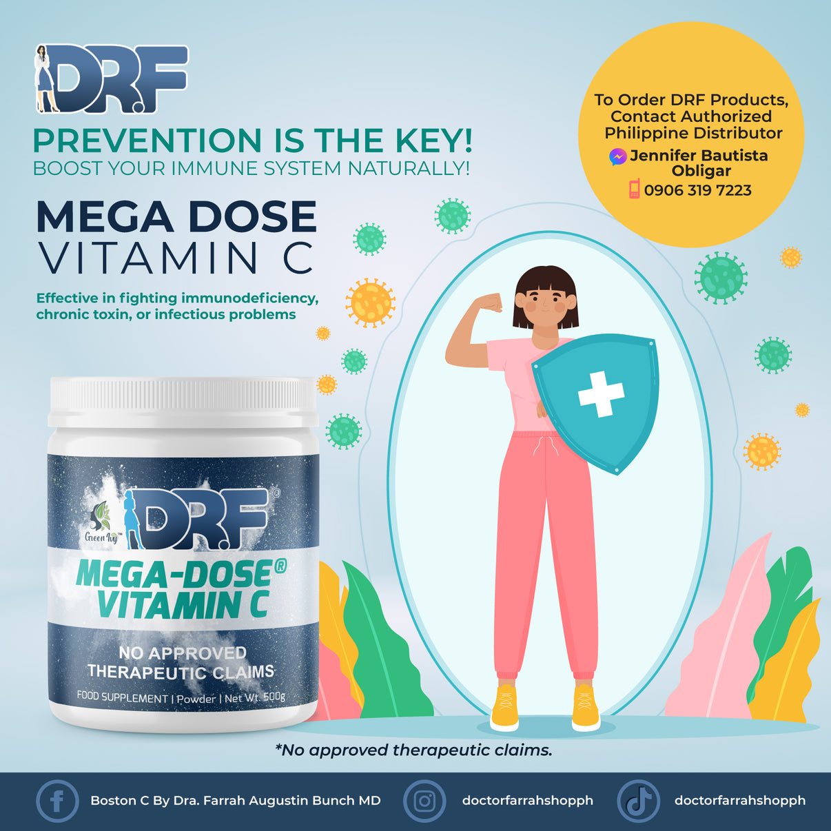 MEGADOSE VITAMIN C Dr Farrah Bunch Shop